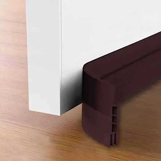 Door Weather Stripping Seal Strip PVC Adhesive Draft Stopper for Bottom Gap Noise Reduction and Window Sealing