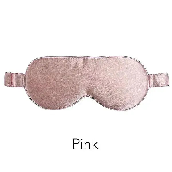 Bamboo Sleep Mask with Adjustable Strap and Light Blocking for Travel and Rest