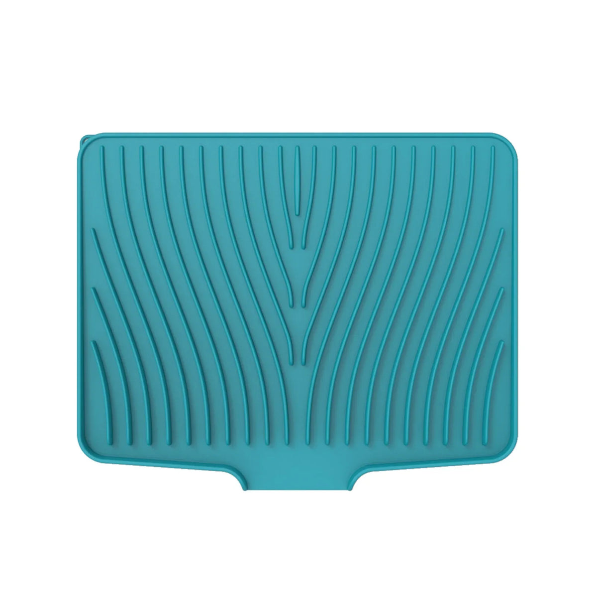 Countertop Drain Pad with Built In Drain Design for Kitchen Dish Drying Use