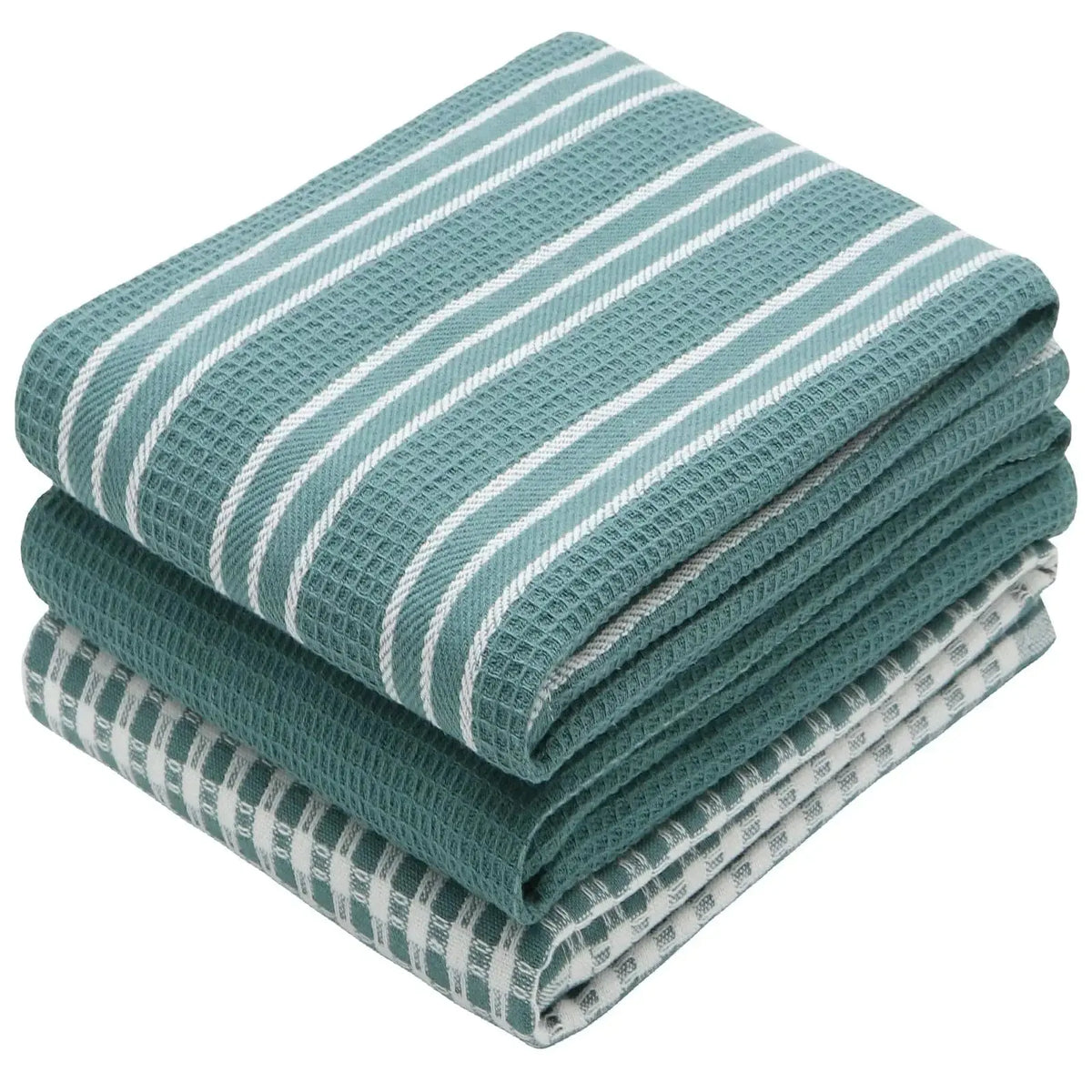 100% Cotton Flat Kitchen Towels 18 x 26 Inch Ultra Absorbent Soft Dish Towels