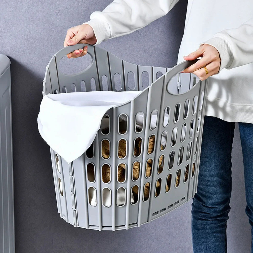 Foldable Laundry Hamper Portable High Capacity Clothes Basket