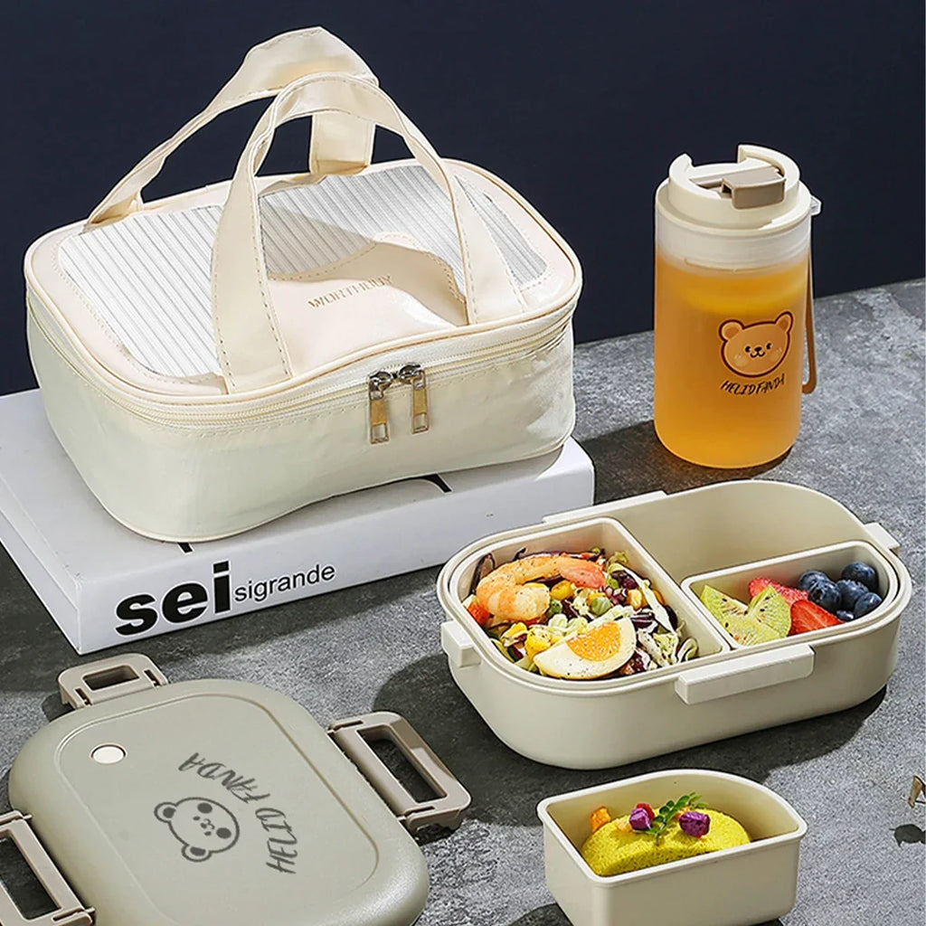 FreshMate Portable Bento Lunch Box – Leak-Proof On-The-Go Meal Prep Solution for Fresh, Tasty Lunches