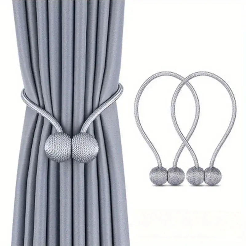 Magnetic Earphone Curtain Tiebacks Holdbacks for Window Drapes