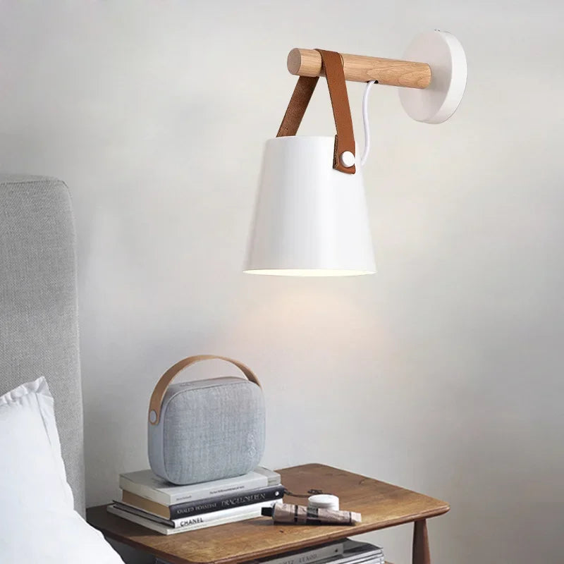 Modern Wall Sconce with LED E27 Design for Bedrooms Hallways and Study Areas