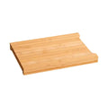 Drawer Cutting Board with Non Slip Wooden Surface and Pull Out Storage Trays for Kitchen Prep