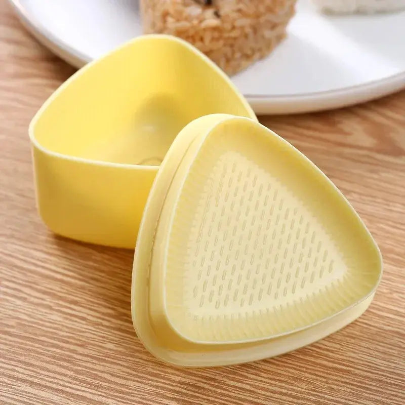 2Pcs Onigiri Rice Mold Triangle Sushi Maker Bento Rice Ball Press