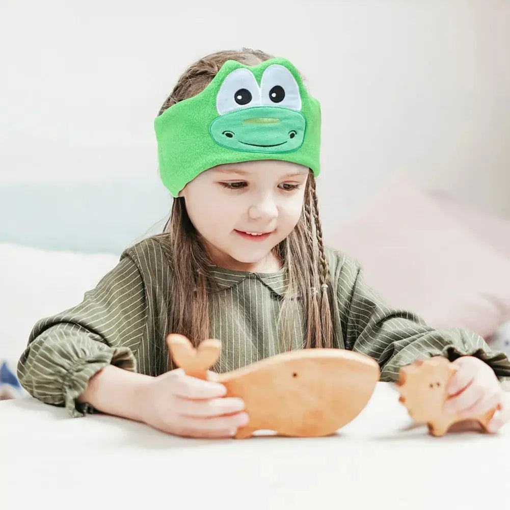 Bluetooth 5.0 Music Sleep Mask for Kids with Built-in Stereo Speakers and Hands-Free Control