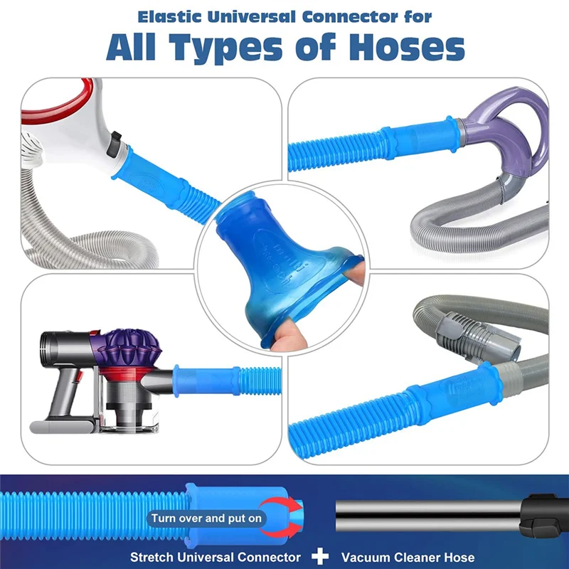 Dryer Vent Cleaner Kit with Lint Brush and Vacuum Hose Attachment, Includes Generation Tubes for Laundry Maintenance (Included Generation Tube &