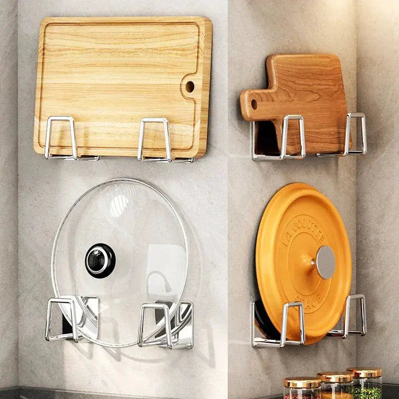 Stainless Steel Adhesive Sponge Holder for Kitchen Sink