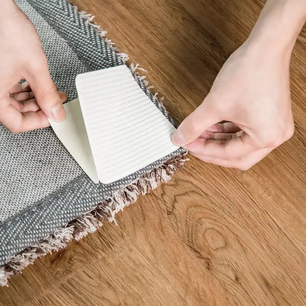 Reusable Non-Slip Rug Grippers for Hardwood Floors and Bathroom Mats