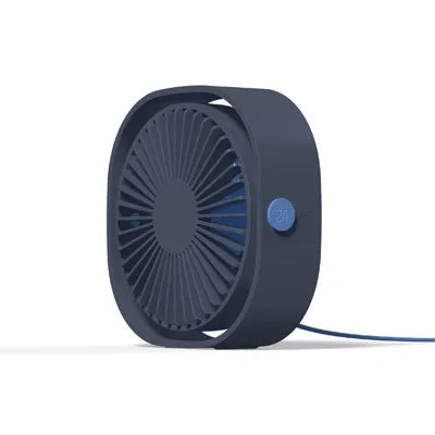 Mini USB Desktop Fan with 3 Speed Control and 360° Adjustable Angle for Office, Home and Travel