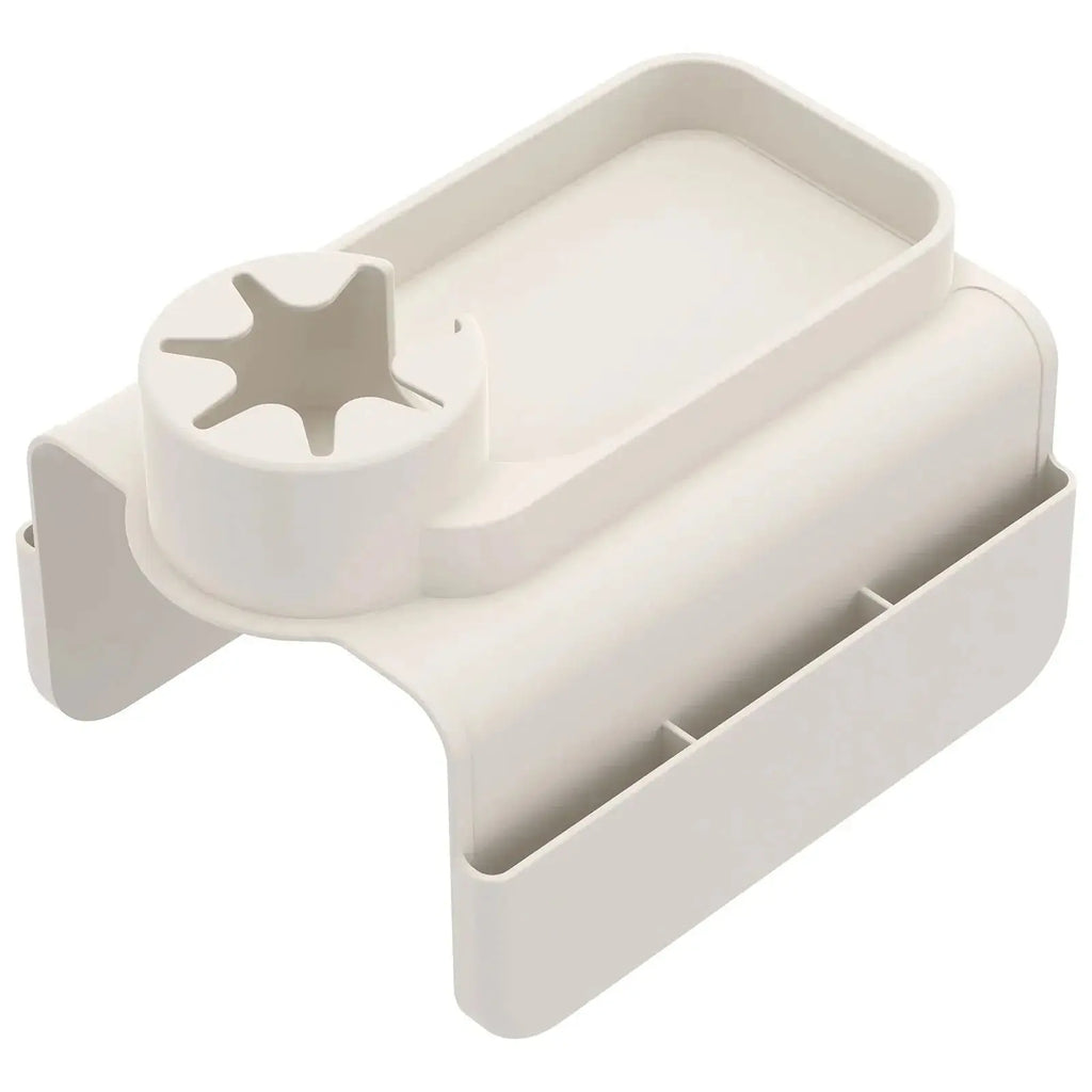 Silicone Sofa Armrest Cup Holder Tray with Anti Slip Design and Side Pocket Storage