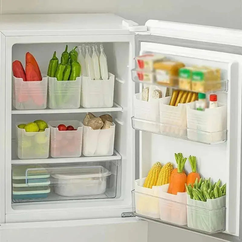 Plastic Refrigerator Storage Box Organizer for Fruit Food Fridge