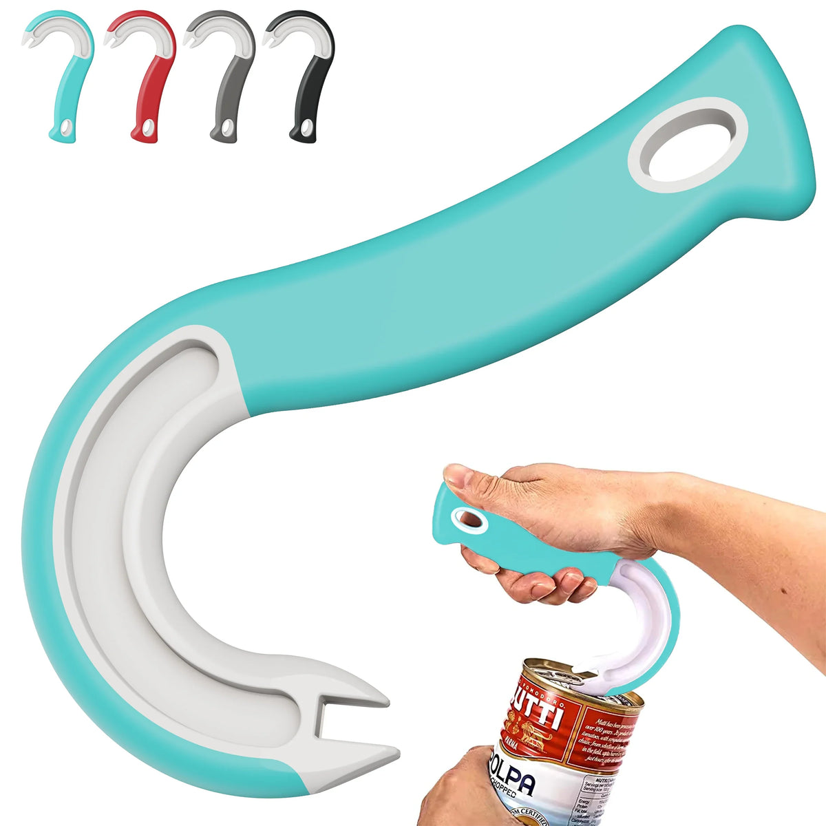 Easy Grip Ring Pull Can Opener Manual Pull Tab Tool