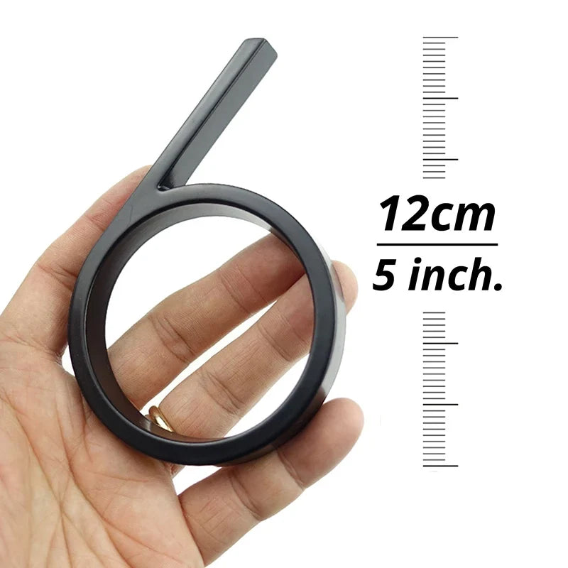 6 Inch Stainless Steel House Number with Floating Mount Design and Black Coating for Address Display and Mailbox Use