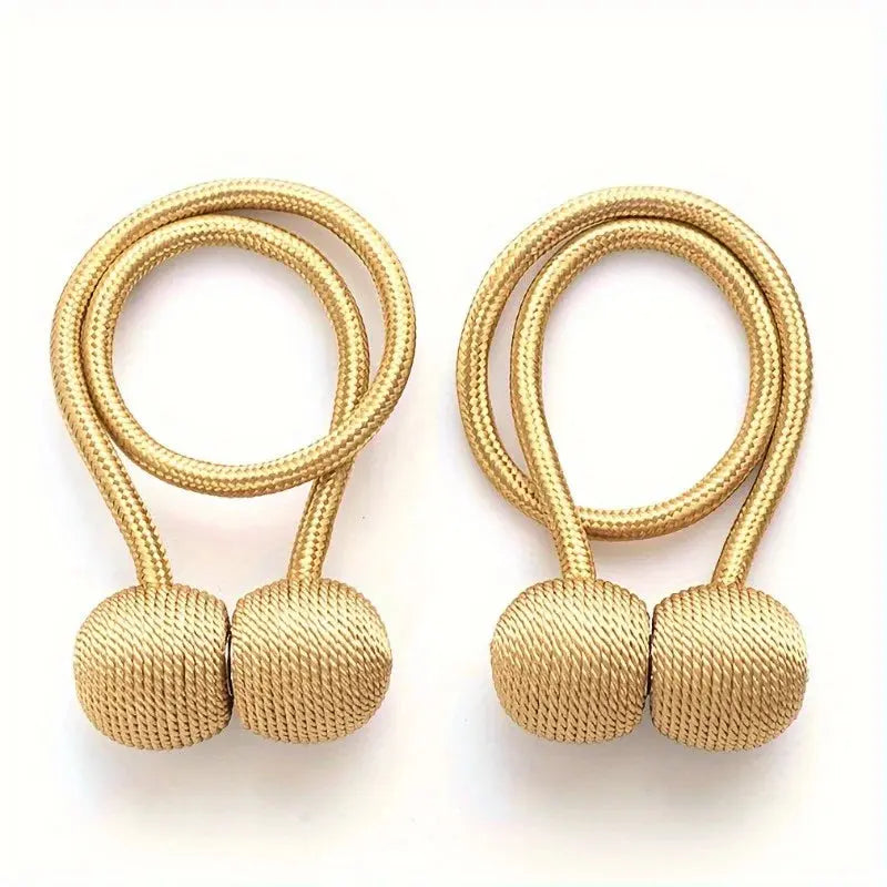 Magnetic Earphone Curtain Tiebacks Holdbacks for Window Drapes