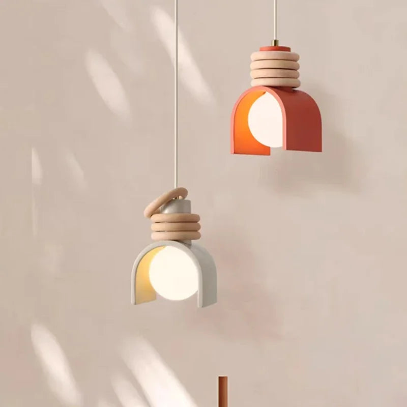 Wabi-Sabi Resin Pendant Light - Handcrafted Zen-Inspired Pendant Lamp for Ambient Glow
