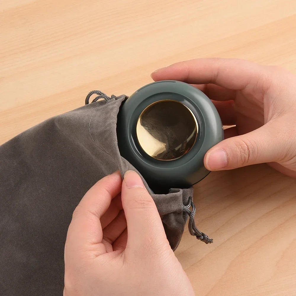 Portable Clip Cooling Fan with Bladeless USB Rechargeable Design for Outdoor and Hands Free Use