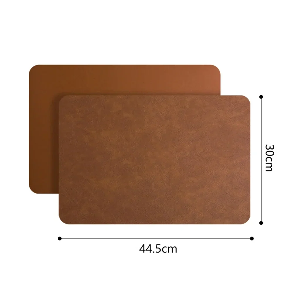 DuoMat Faux Leather Placemats – Chic, Durable Dining Mats