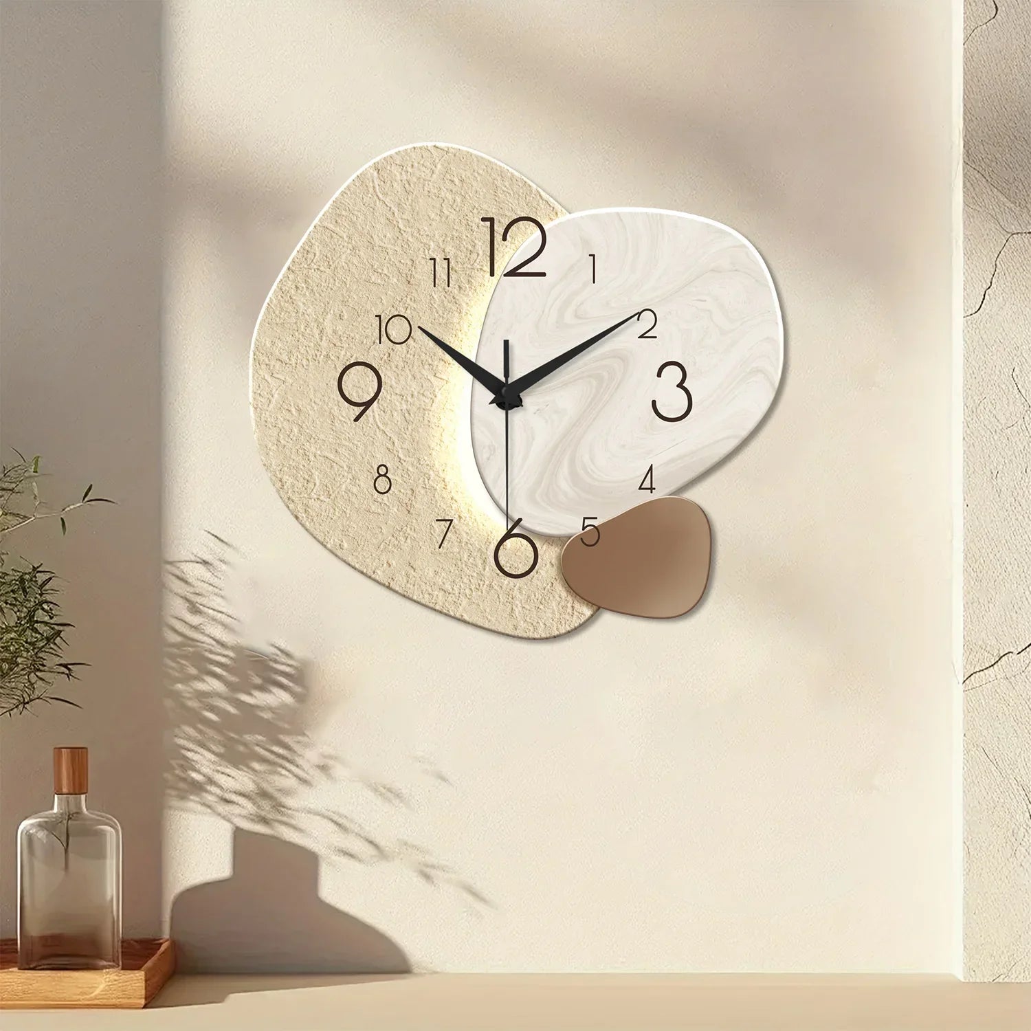 TempoStone Wall Clock - Sleek, Timeless Design for Your Space