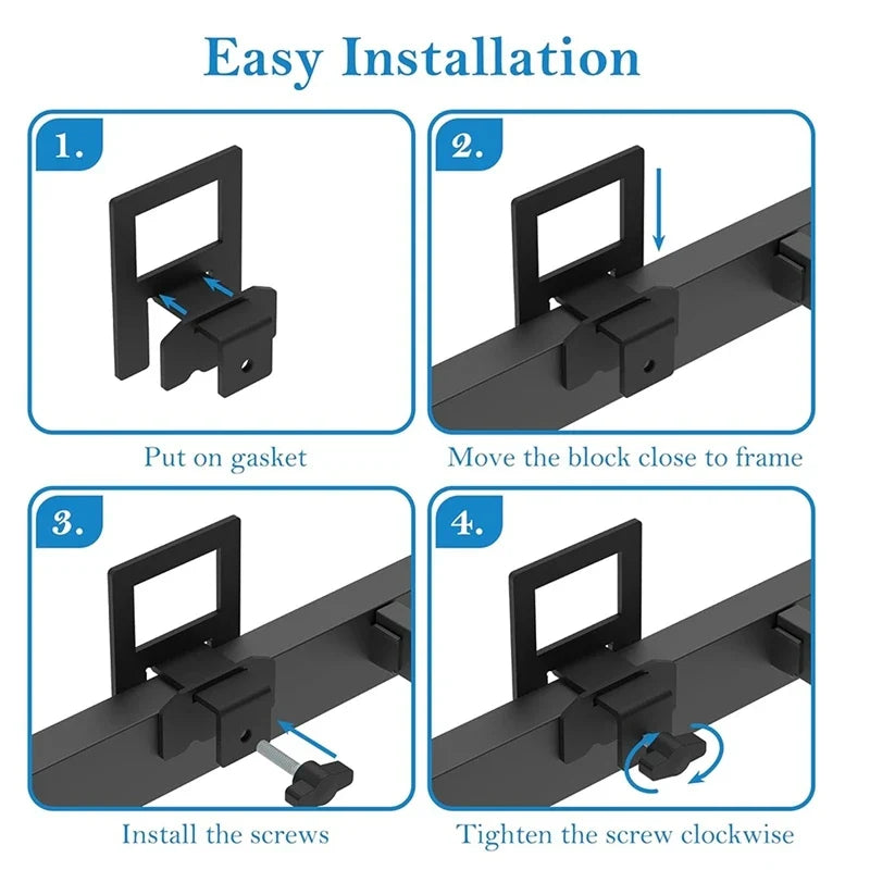 Mattress Grip Clips with Non Slip Metal Holder Design for Preventing Mattress Sliding on Bed Frames