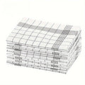 Kitchen Dish Towels Set with Soft Absorbent Lint Free Weave for Everyday Cooking and Serving