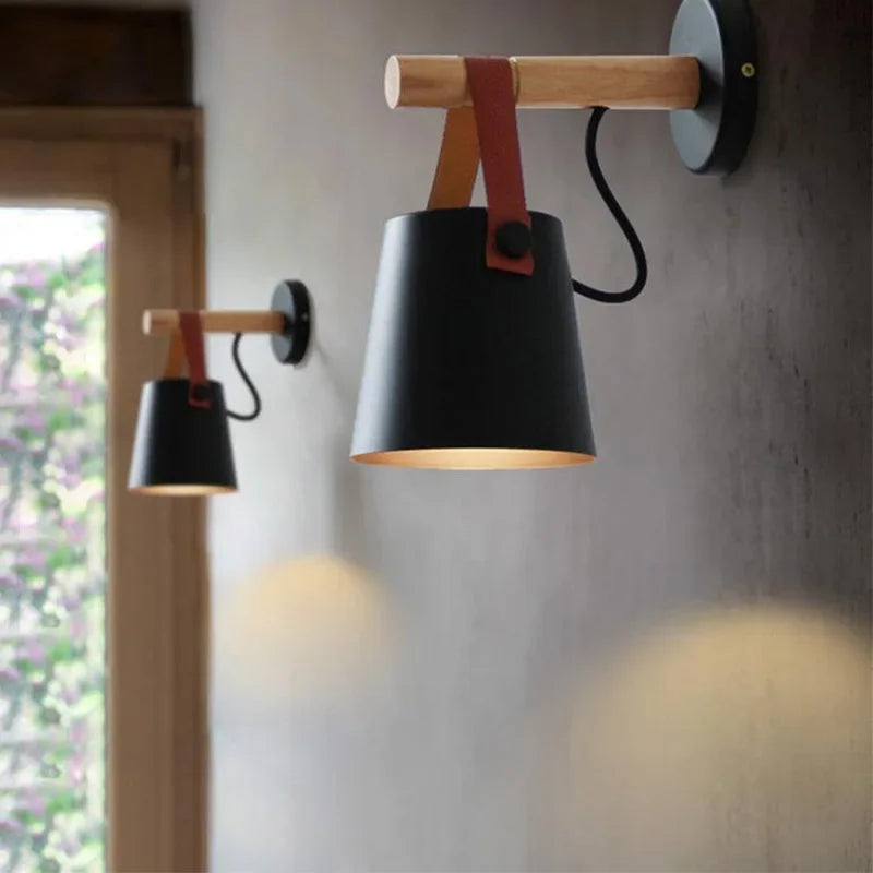 Modern Wall Sconce with LED E27 Design for Bedrooms Hallways and Study Areas