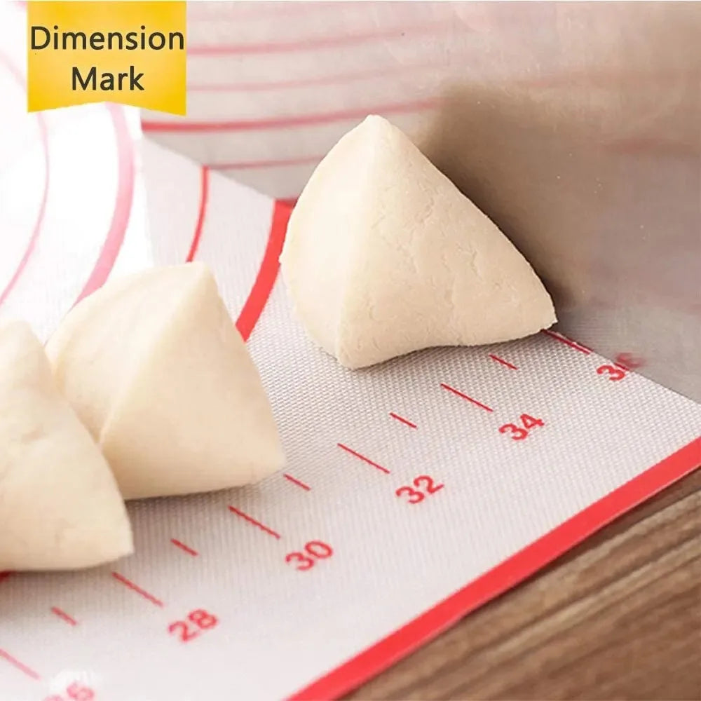 Silicone Baking Mat Non Stick Heat Resistant Surface for Dough Rolling Baking and Kneading Use
