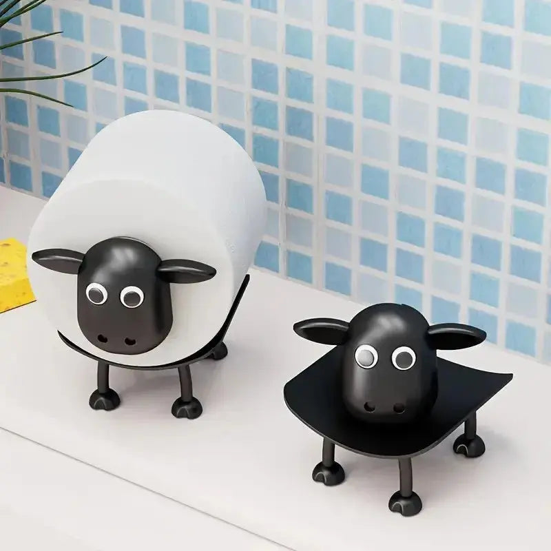 Sheep Toilet Paper Holder Stand for Bathroom Decor