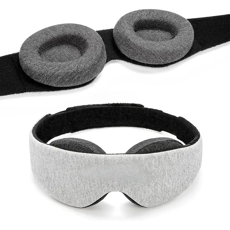 3D Blackout Sleep Mask with Adjustable Fit for Travel and Nighttime Rest