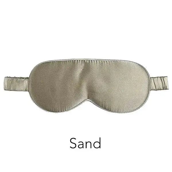 Bamboo Sleep Mask with Adjustable Strap and Light Blocking for Travel and Rest