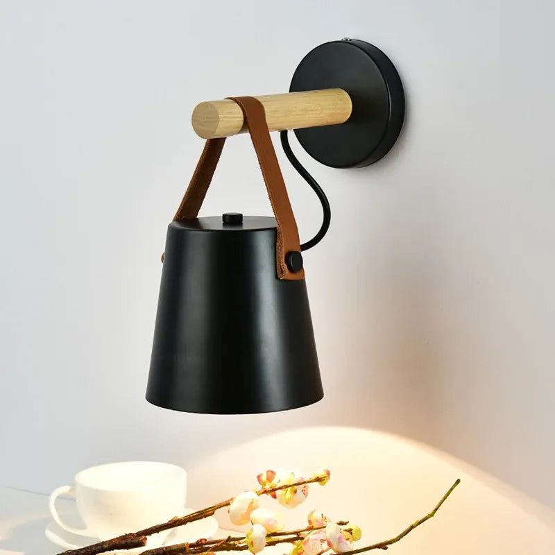 Modern Wall Sconce with LED E27 Design for Bedrooms Hallways and Study Areas