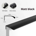 Aluminum Concealed Cabinet Edge Pull Handle for Kitchen Drawer Door (50 cm/ 19.7")