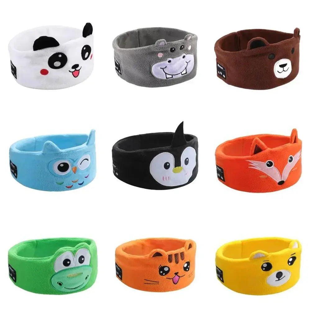 Bluetooth 5.0 Music Sleep Mask for Kids with Built-in Stereo Speakers and Hands-Free Control