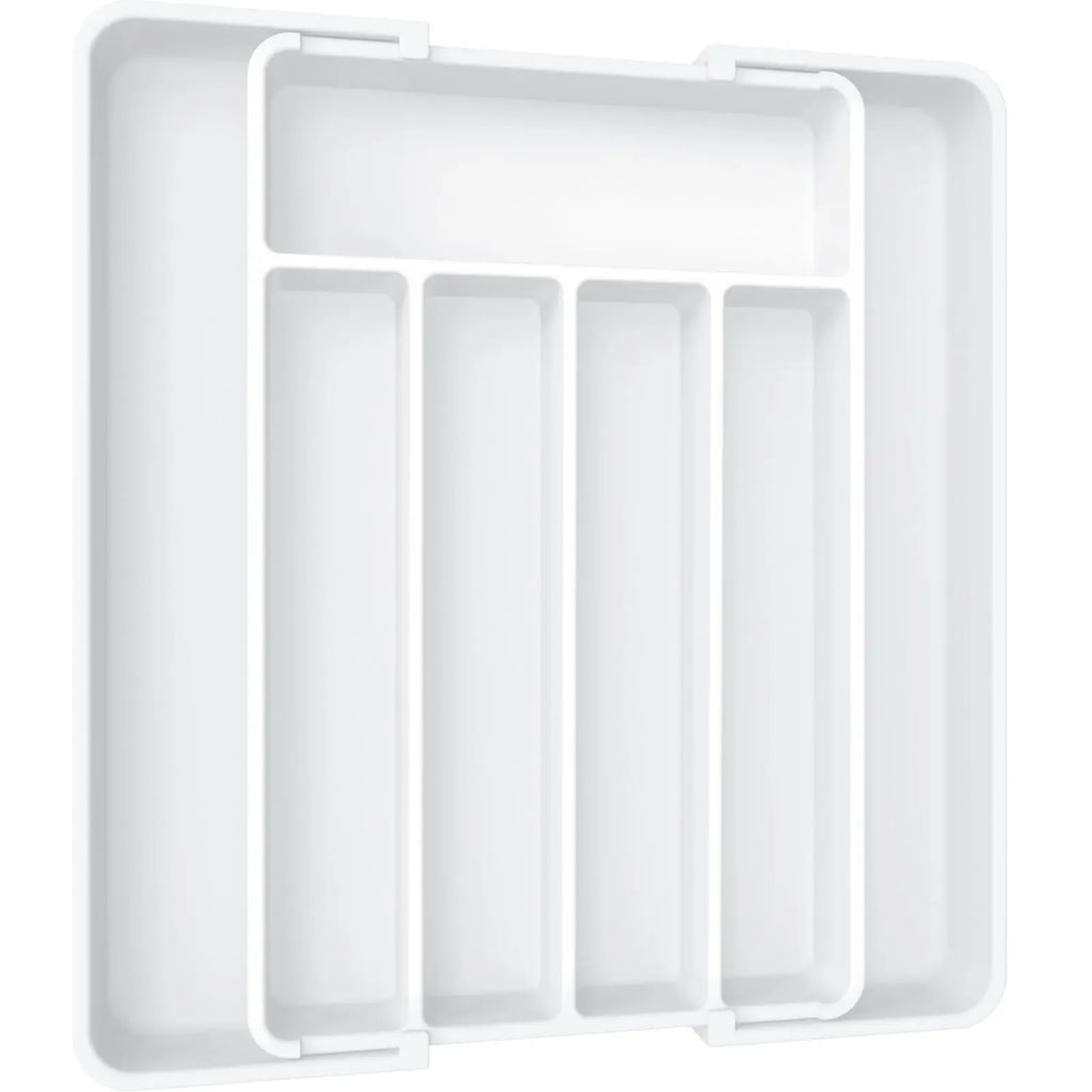 Adjustable Kitchen Drawer Organizer Tray Expandable Cutlery Divider for Forks Knives and Utensil Storage
