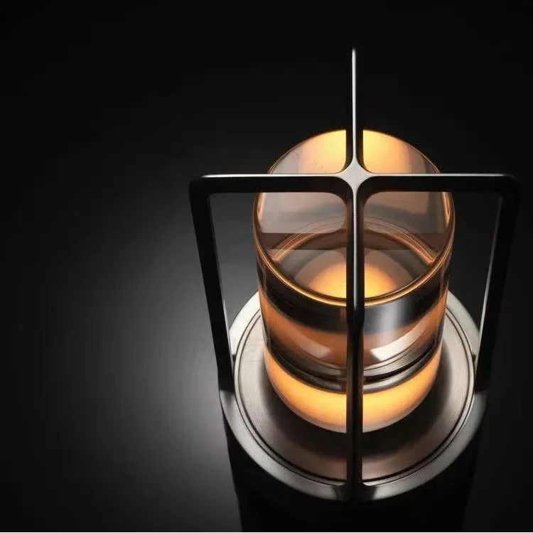 Rechargeable Crystal Table Lamp with Touch Control LED Design for Restaurants Bedrooms and Outdoor Use