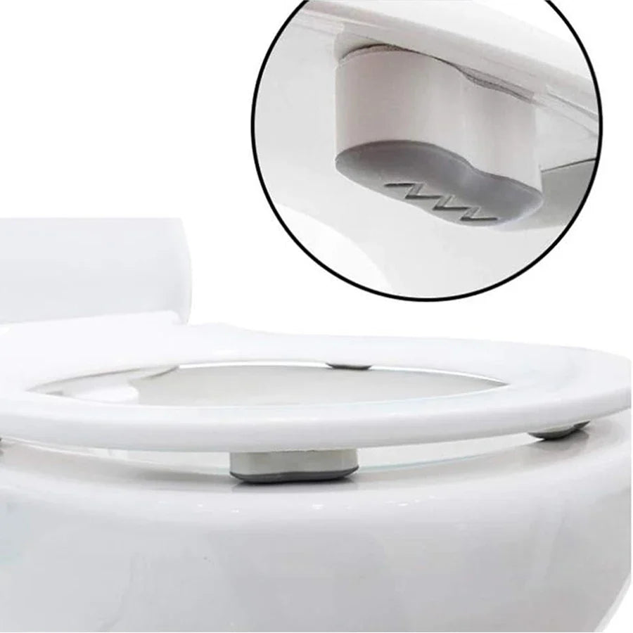 Universal Toilet Seat Protector Pads with Non-Slip Adhesive, Cushioned for Bidets, Elderly, Pregnancy, and Bathroom Safety