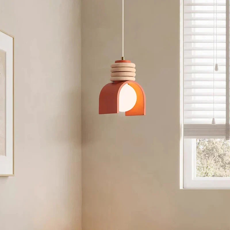 Wabi-Sabi Resin Pendant Light - Handcrafted Zen-Inspired Pendant Lamp for Ambient Glow