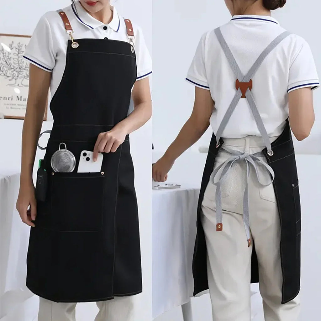 WorkEase Waterproof Canvas Apron — Durable Protection for Any Job