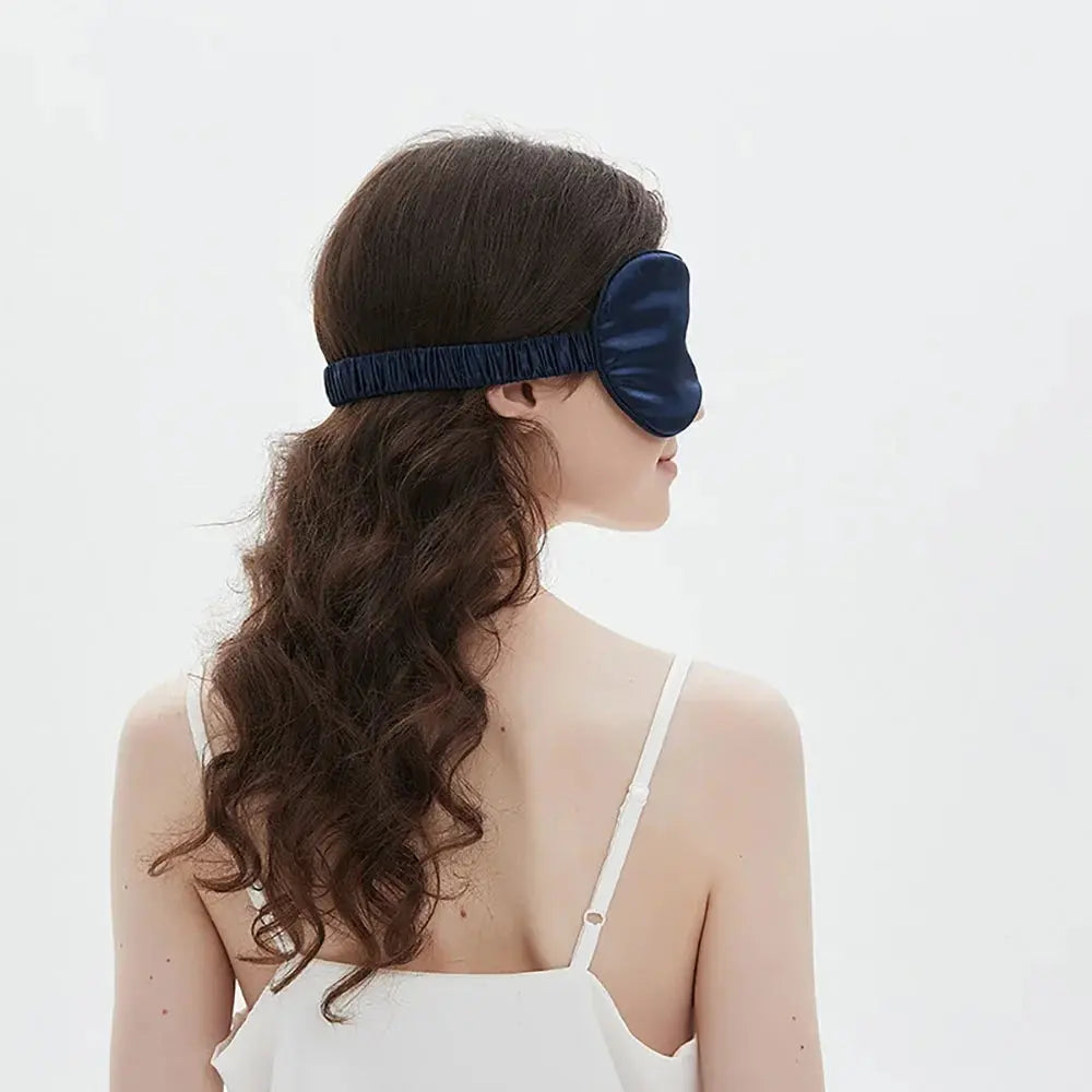 Bamboo Sleep Mask with Adjustable Strap and Light Blocking for Travel and Rest