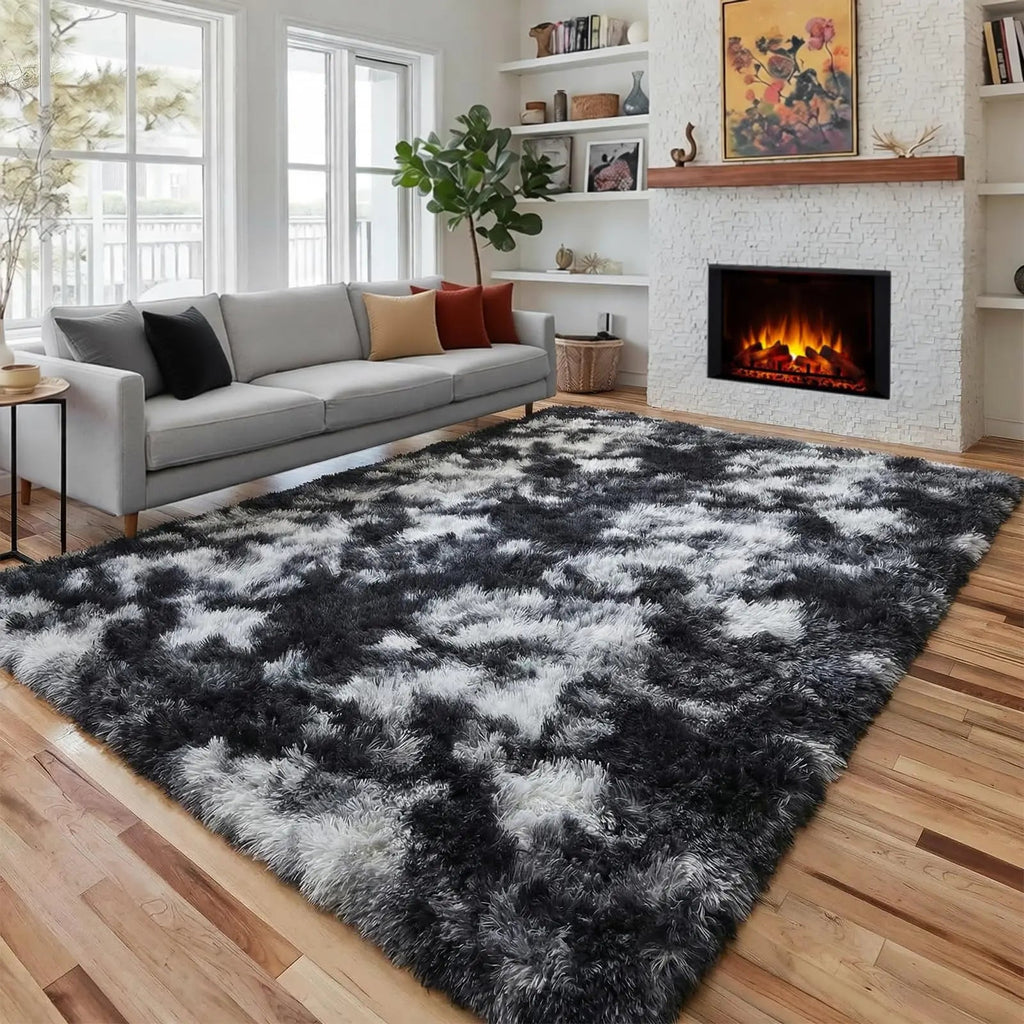 Long Hair Fluffy Nordic Carpet for Bedroom, Children’s Room, and Bedside Use