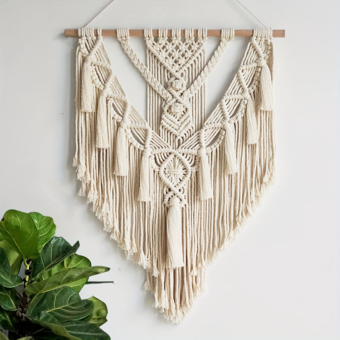 Bohemian Macrame Wall Art - Handcrafted Boho Wall Hanging