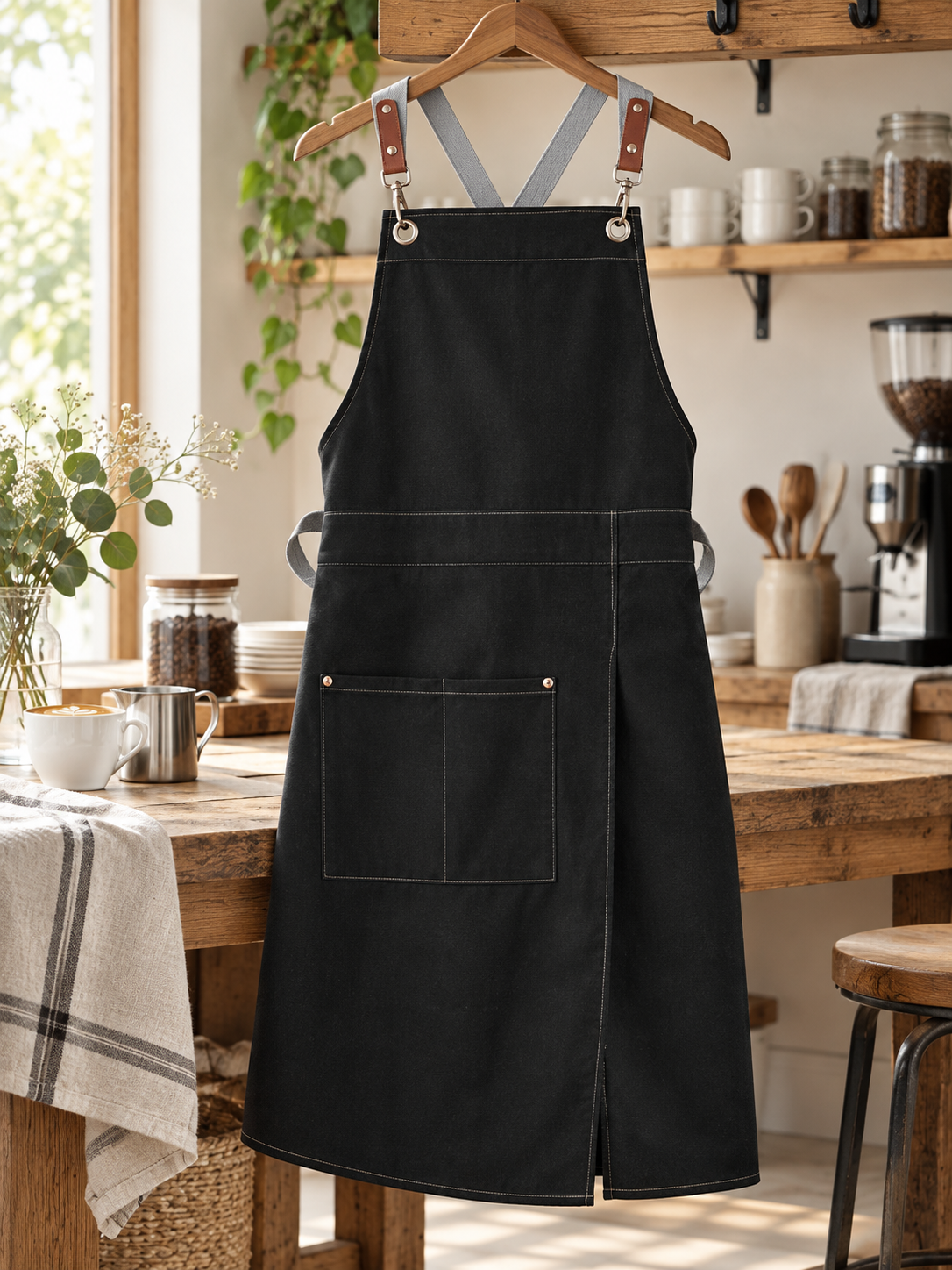 WorkEase Waterproof Canvas Apron — Durable Protection for Any Job — product detail