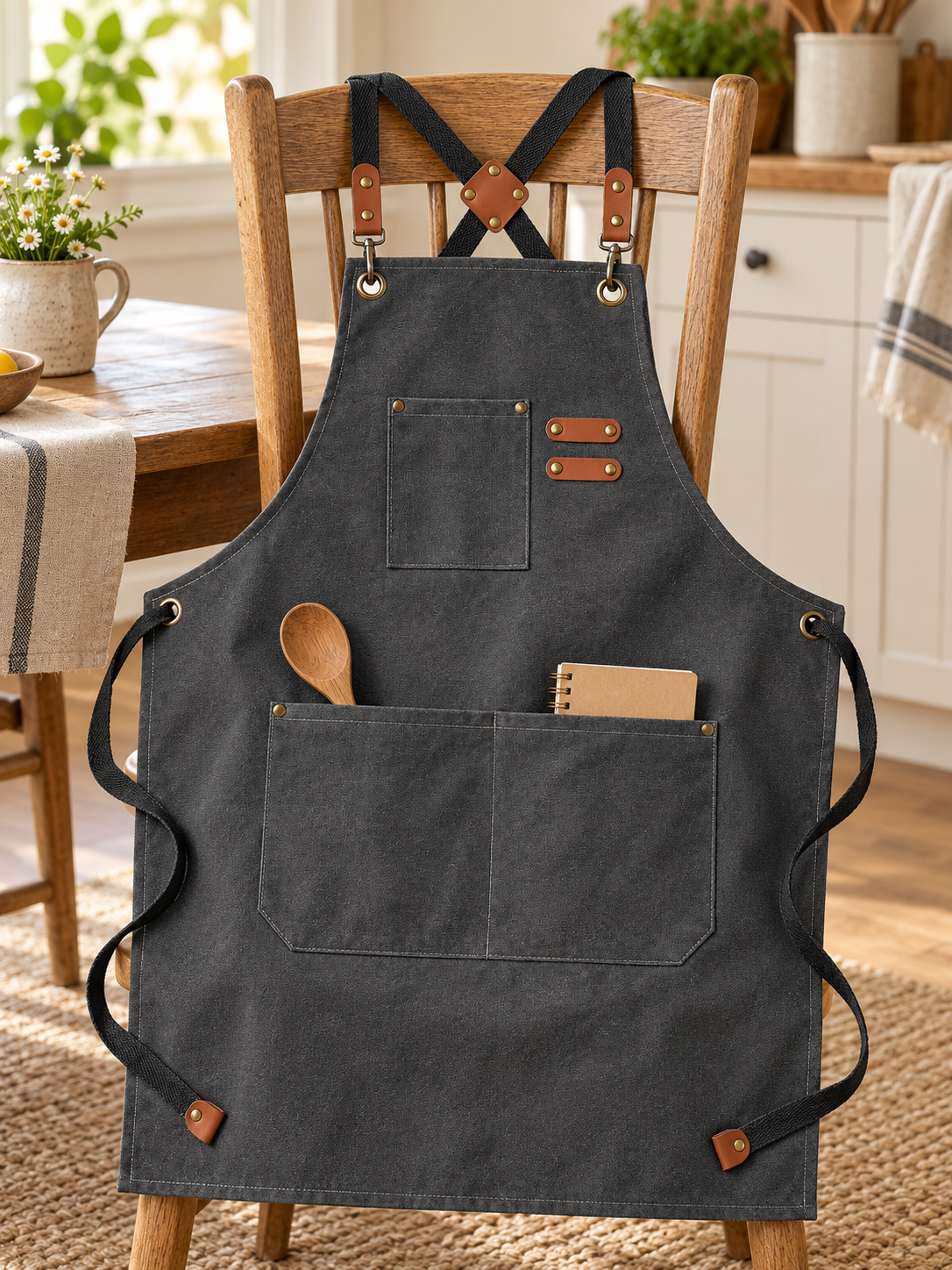 ProWear Canvas Kitchen Apron – Durable, Easy-Clean Apron for Home Chefs — product detail