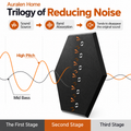 Auralen Home — Y-Type Self-Adhesive Polyester Fiber Acoustic Panels for Soundproofing Music Rooms, Recording Studios, and Home Offices