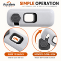 Auralen Home — Child Proof Fridge Lock with Adhesive Mounting for Refrigerator, Freezer and Cabinet Doors