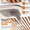Auralen Home — Retractable Microfiber Duster with Extension Rod, Washable and Reusable Ceiling Cleaning Tool for Fans, Furniture, Blinds, and Car Interiors