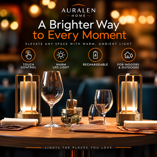 Auralen Home — Waterproof Solar LED Flameless Candles with Flickering Warm Light for Outdoor Garden, Wedding and Party Decoration