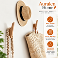 Auralen Home — Bird Shape Wood Hooks with Solid Walnut Design for Coat, Towel, and Hat Storage