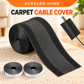 Auralen Home — Carpet Cable Cover with Nylon Floor Cord Protector for Office and Home Wire Management